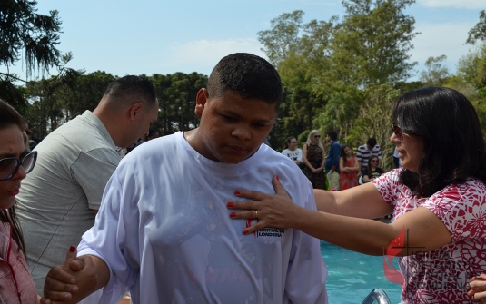 Foto Batismo Julho 2018