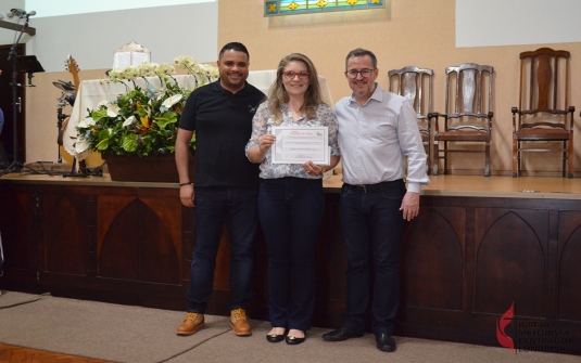 Foto Batismo Dezembro 2018 - Entrega Certificados