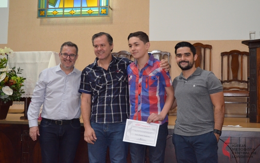 Foto Batismo Dezembro 2018 - Entrega Certificados