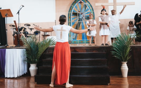 Foto Culto de Páscoa