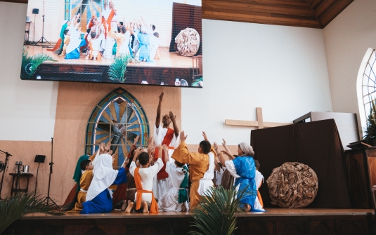Foto Culto de Páscoa