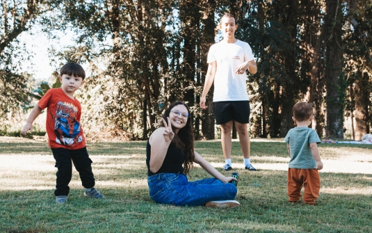 Foto Piquenique da Família