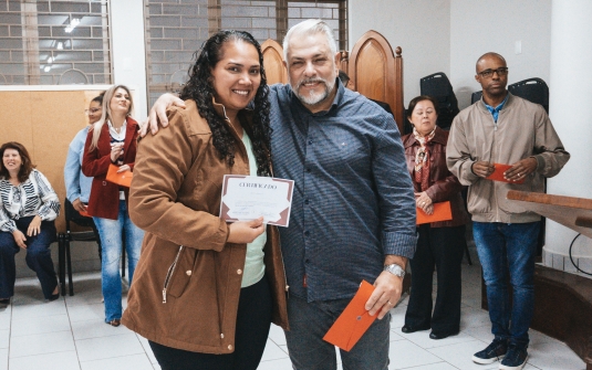 Foto Formatura CDV e Carater Cristão
