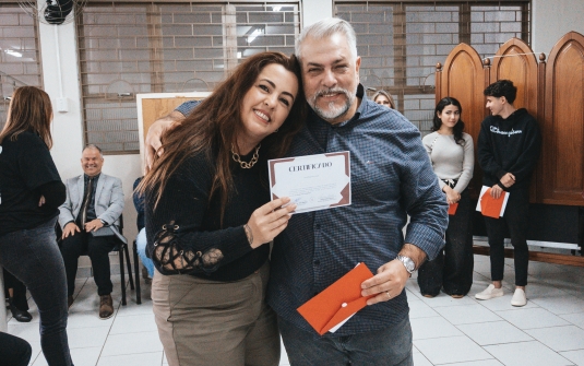 Foto Formatura CDV e Carater Cristão