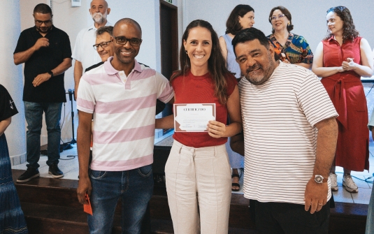 Foto Formatura CDV, Carater cristão, fundamentos da Fé e Diplomação do batismo 2025
