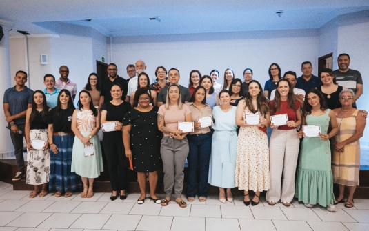 Foto Formatura CDV, Carater cristão, fundamentos da Fé e Diplomação do batismo 2025